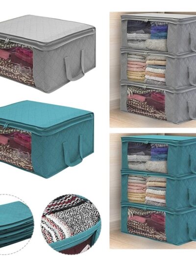Clothes Quilt Storage Bag foldable storage box organizer