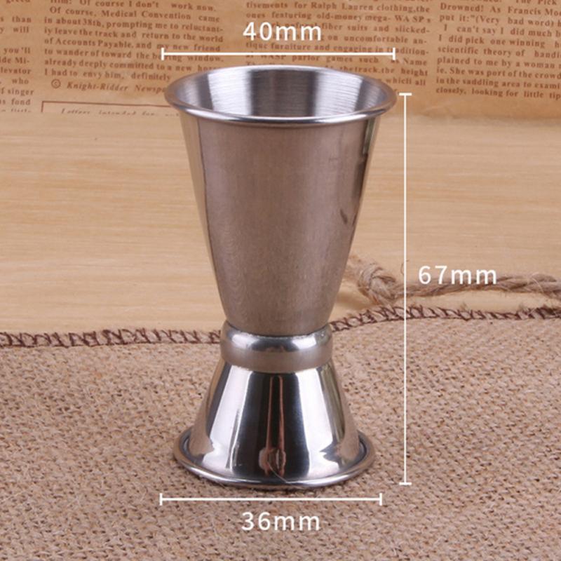 Stainless Steel Cocktail Shaker Set Mixer Strainer Ice Tongs Mixing Spoon Jigger Pourer Muddler Corkscrew - Image 2
