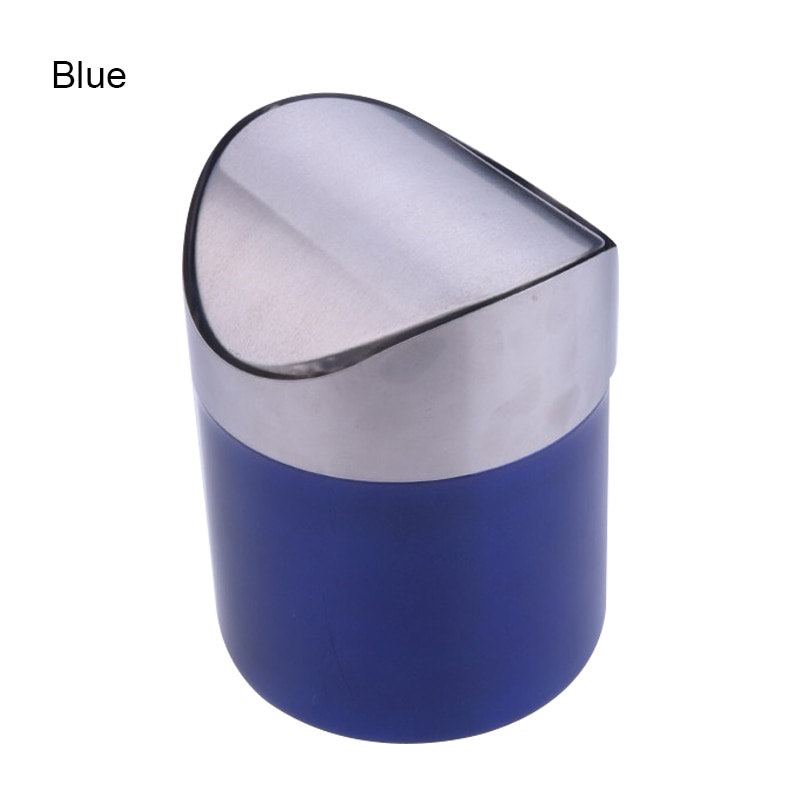 Stainless Steel Mini Trash With Swing Top Lid - Image 5