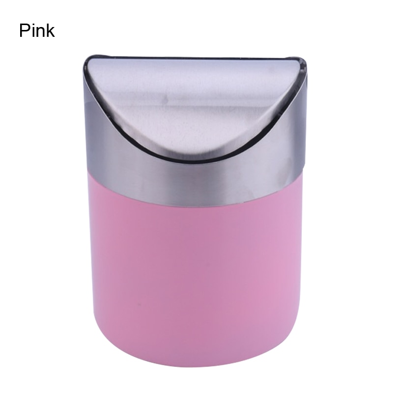 Stainless Steel Mini Trash With Swing Top Lid - Image 8
