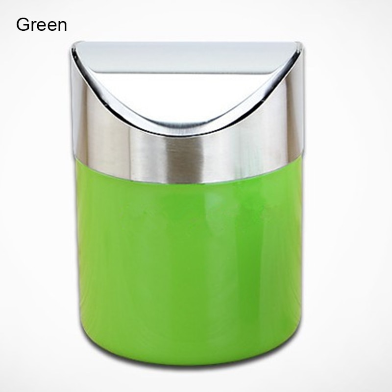 Stainless Steel Mini Trash With Swing Top Lid - Image 7