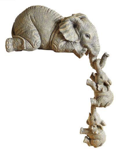 3-piece Elephants Mother Hanging 2-Babies