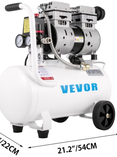 Silent Oil-Free Air Compressor for Home Repair and Inflation