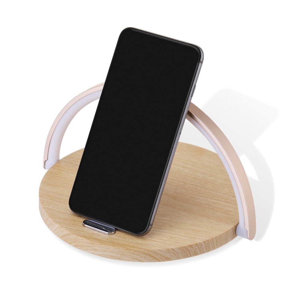 Qi Wireless Charger LED Table Lamp DC5V 10W USB Charging LED - Image 5