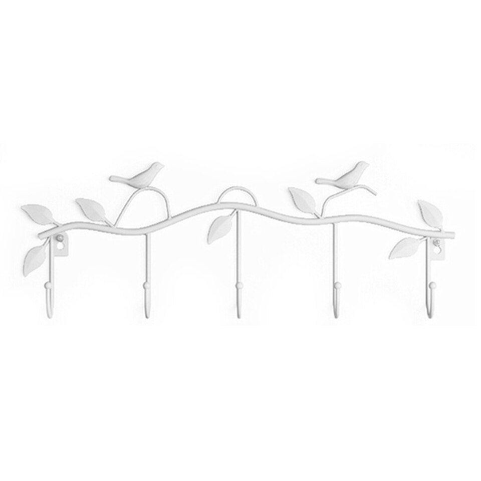 Birds Metal Wall Coat Rack and Hat Rack Multi-Function Mounted Hook Hangers For Livingroom Bedroom Decorative Hook Up - Image 5
