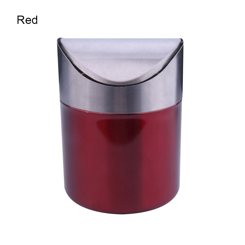 Stainless Steel Mini Trash With Swing Top Lid - Image 2