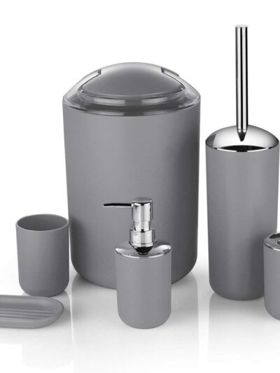 6 Pcs Bathroom Accessories Set