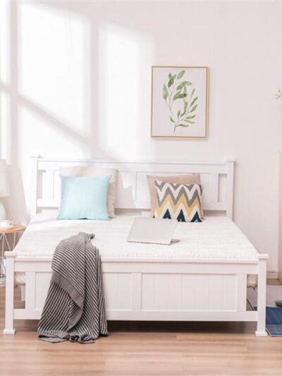 Modern White Full Bed