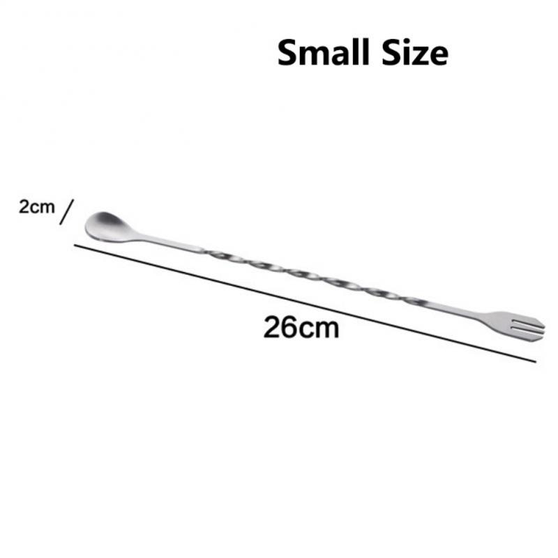 Stainless Steel Cocktail Shaker Set Mixer Strainer Ice Tongs Mixing Spoon Jigger Pourer Muddler Corkscrew - Image 17