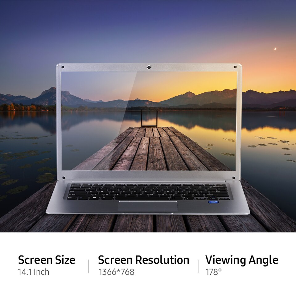14.1 inch Laptop Intel J3455/J3355/Z8350 Processor 8GB RAM DDR3 512GB SSD 1920*1080 Resolution Portable Business Office Laptop - Image 6