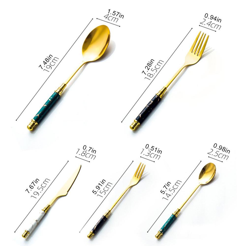 Stainless Steel & Ceramic Tableware Set - Image 6