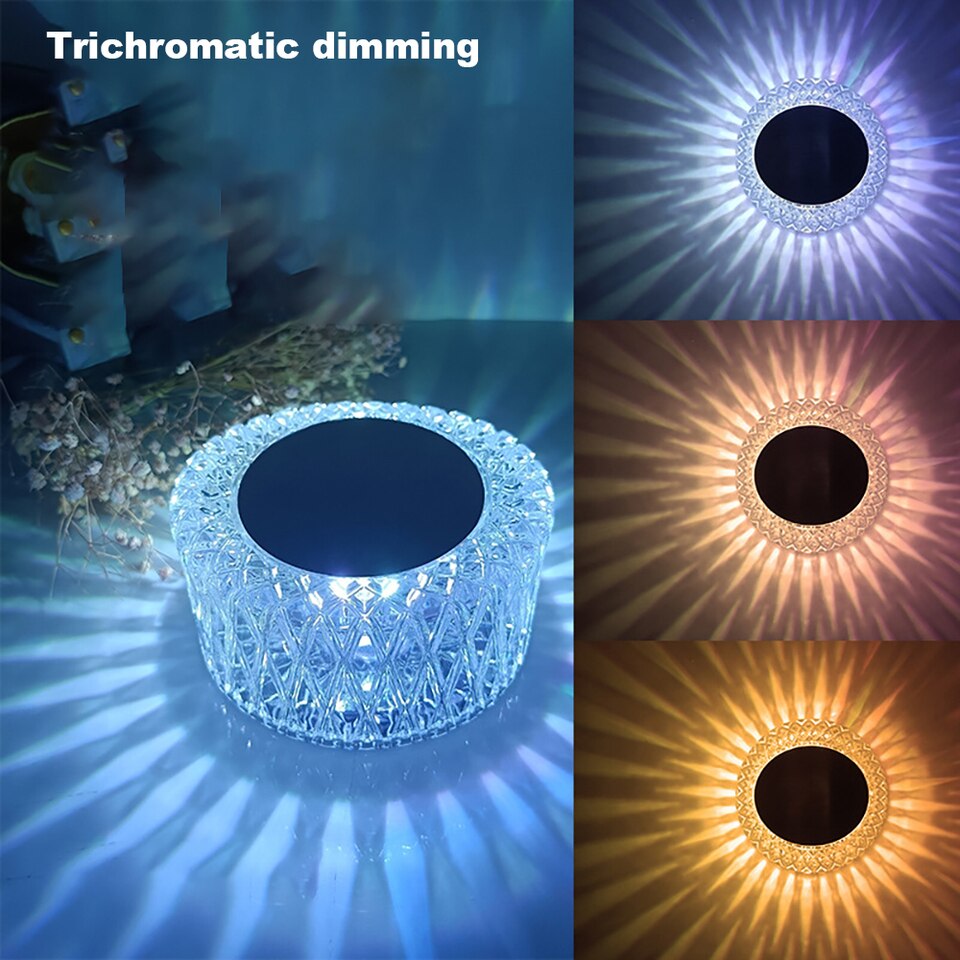 Acrylic table lamp RGB remote control color changing night light bar decoration led atmosphere light - Image 2