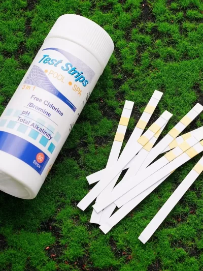 50pc Chlorine PH Test Strips SPA Swimming Pool Water Tester Paper Residual Chlorine PH Value Alkalinity Hardness Test Strip 3in1