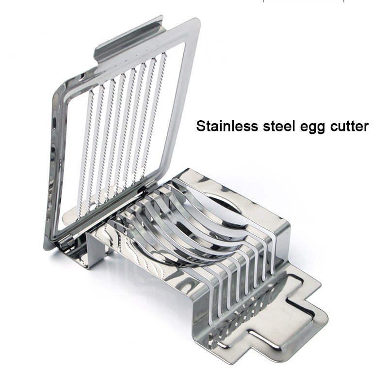 Stainless Steel Egg Cutter Multifunctional Fruit Slicer - Image 3