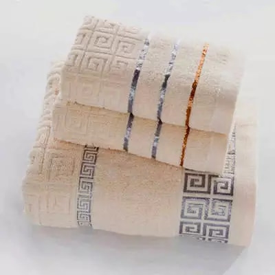 100% Cotton Towel Set Bathroom For Adults Face Hand Towels Terry Washcloth Travel Sport Towel - Image 6