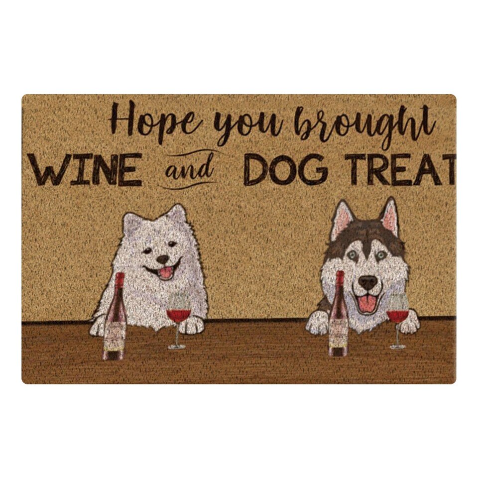 Lovely Welcome Doormat Entrance Mat Hallway Dog Cats Animal Print Anti-Slip - Image 4