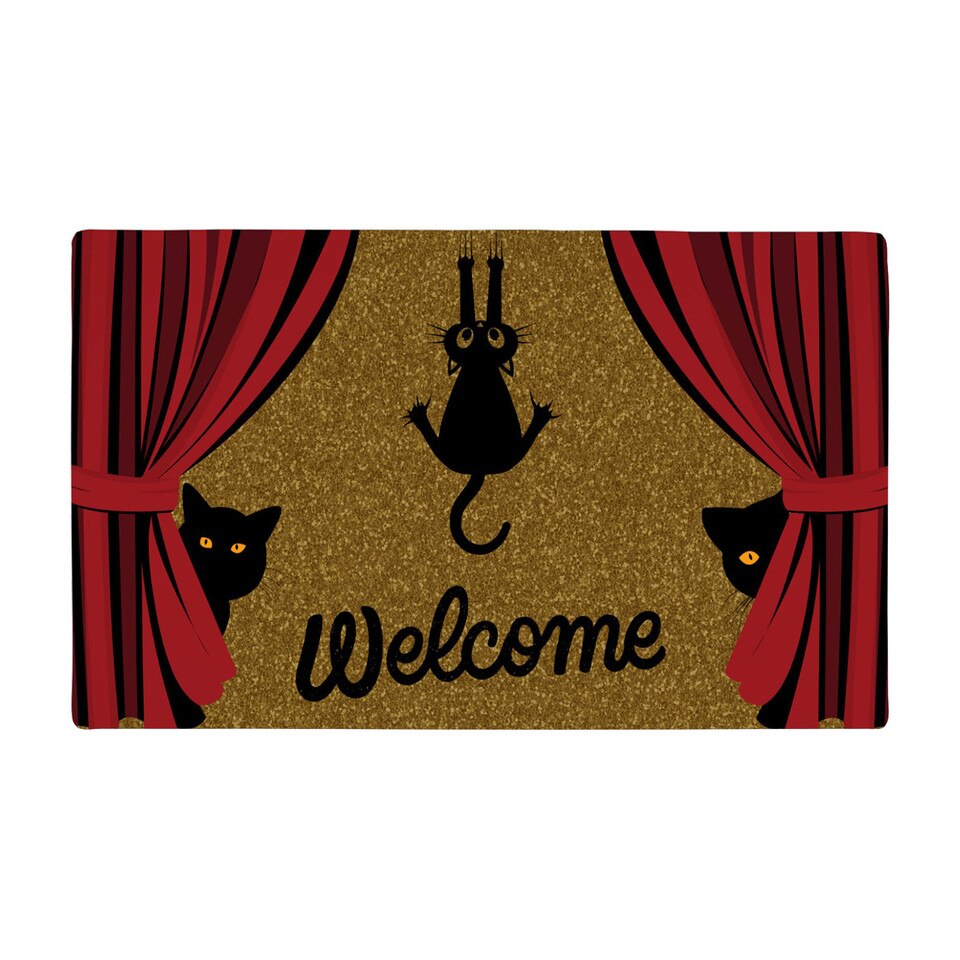 Cat Doormat Welcome Mats For Front Door Mat Non Slip Mats Indoor Decor Bathroom - Image 7