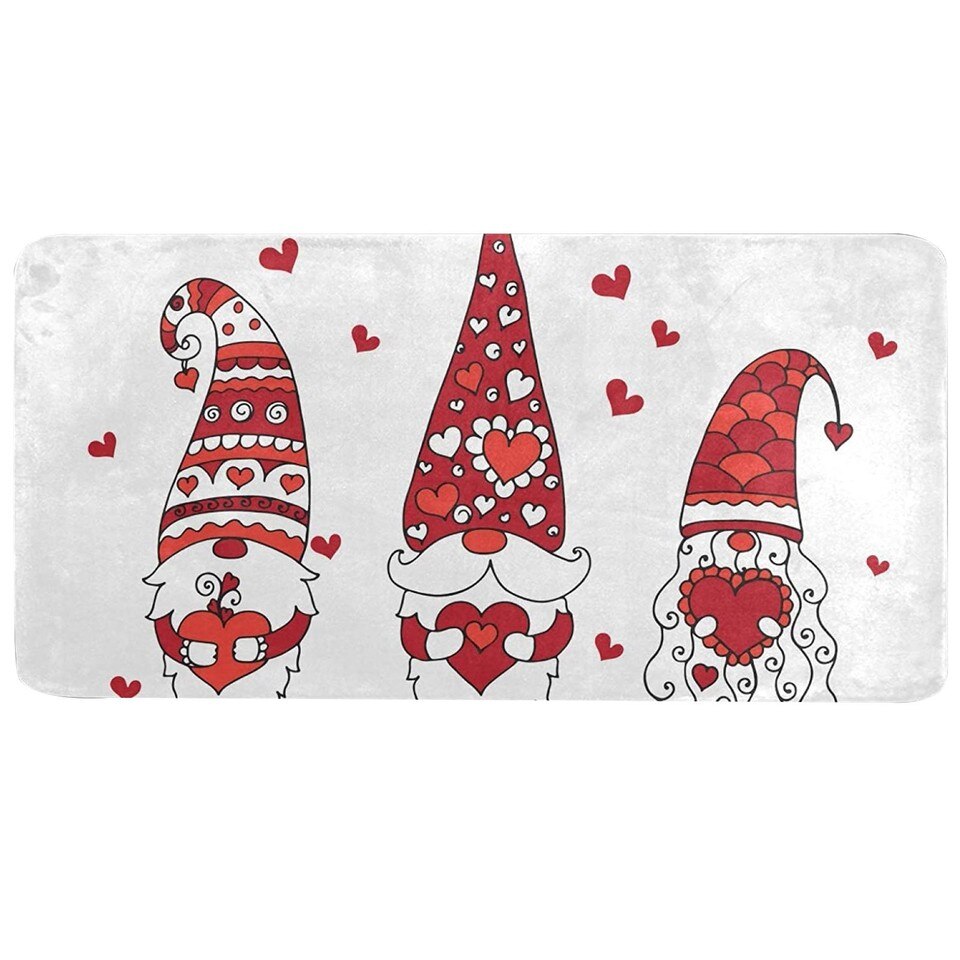 Valentine's Day Door Mat Heart Print Welcome - Image 22