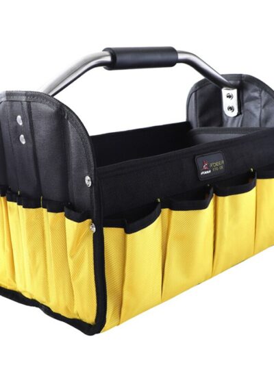 Large Capacity Canvas Electrician Tool Organizer Bag