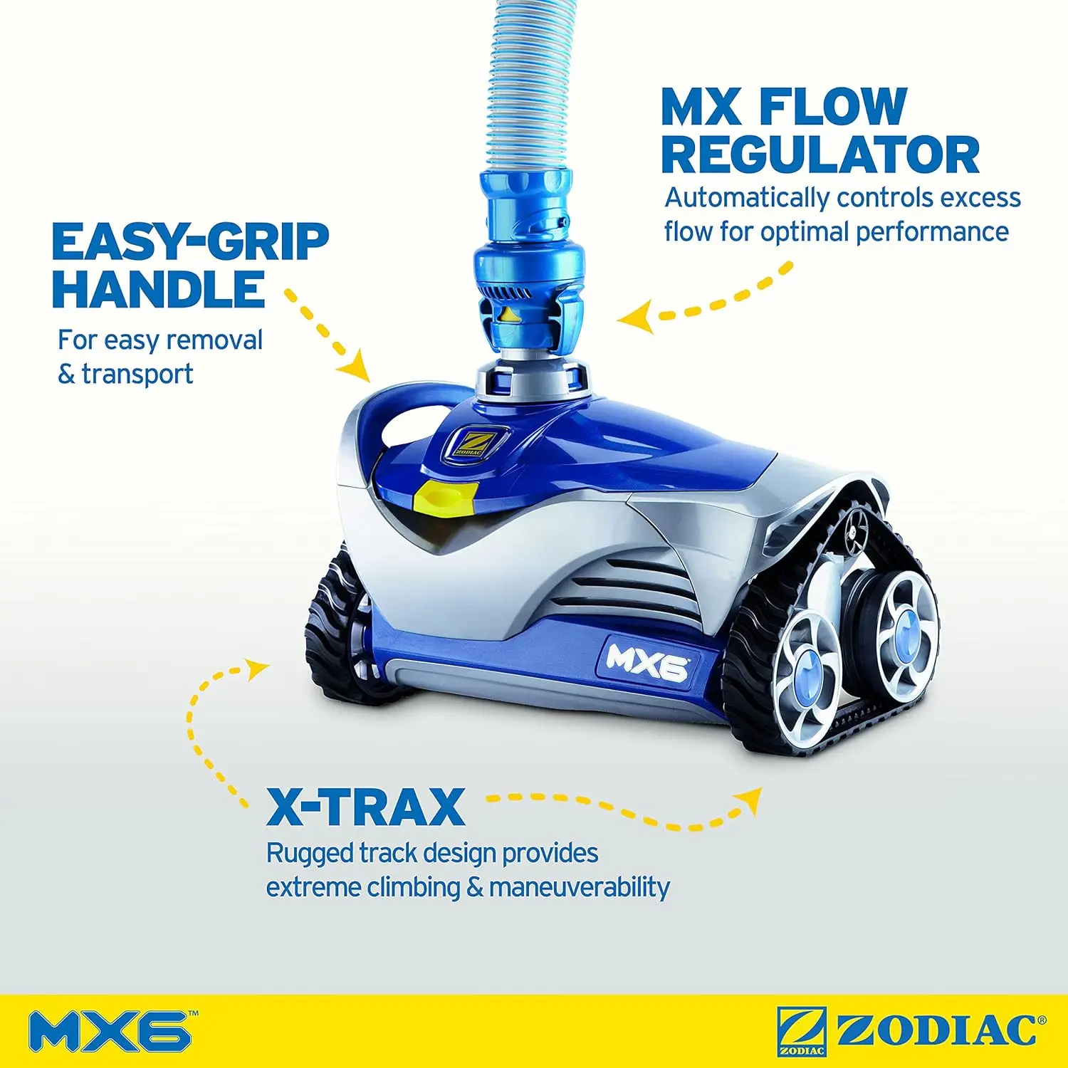 New MX6 Automatic Suction-Side Pool Cleaner Vacuum for In-ground Pools - Image 3