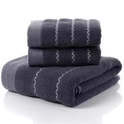 100% Cotton Towel Set Bathroom For Adults Face Hand Towels Terry Washcloth Travel Sport Towel - Image 7