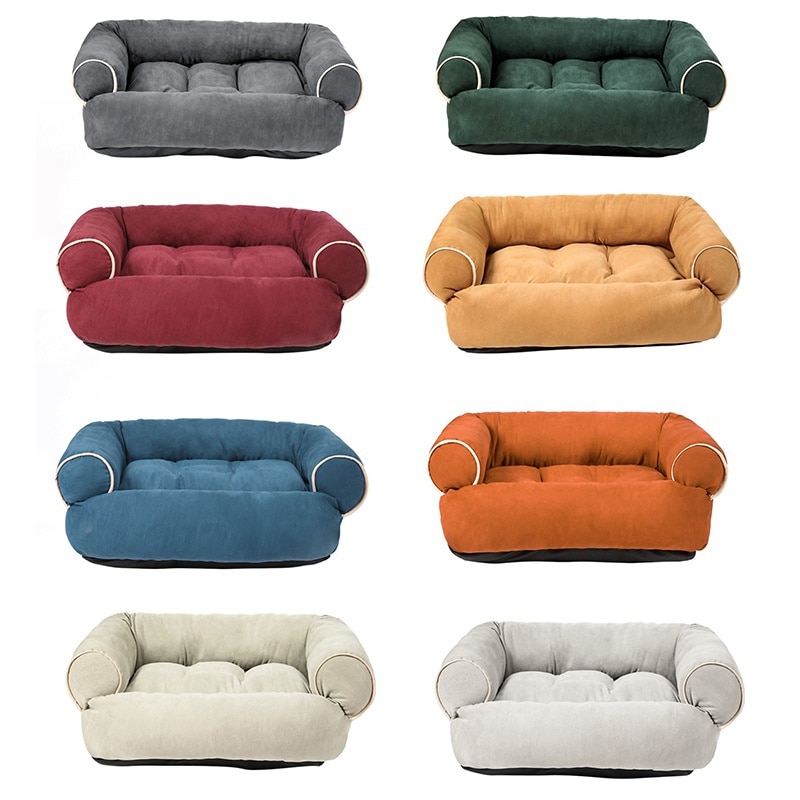 Dog Beds House Sofa Washable Rectangle Soft Cat Dog Mat - Image 2