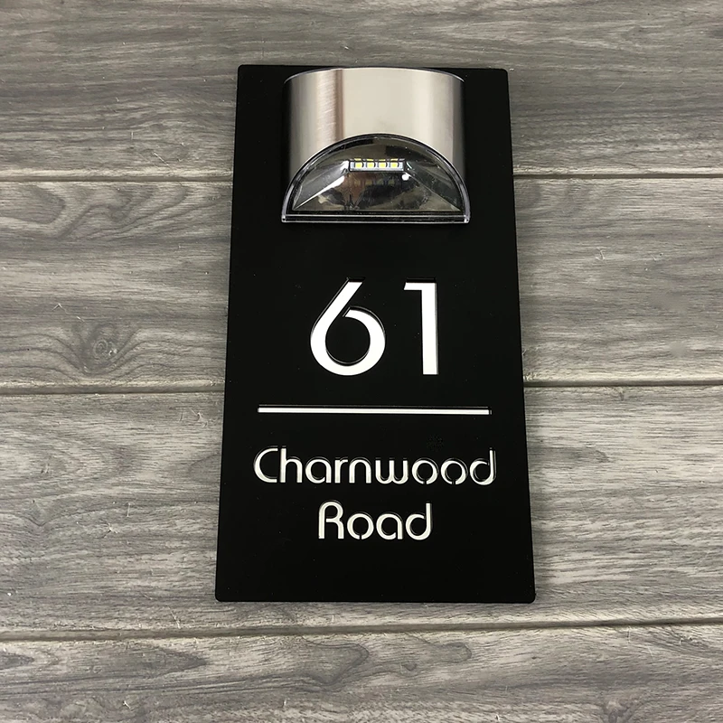 Customized Solar House Sign - Image 7