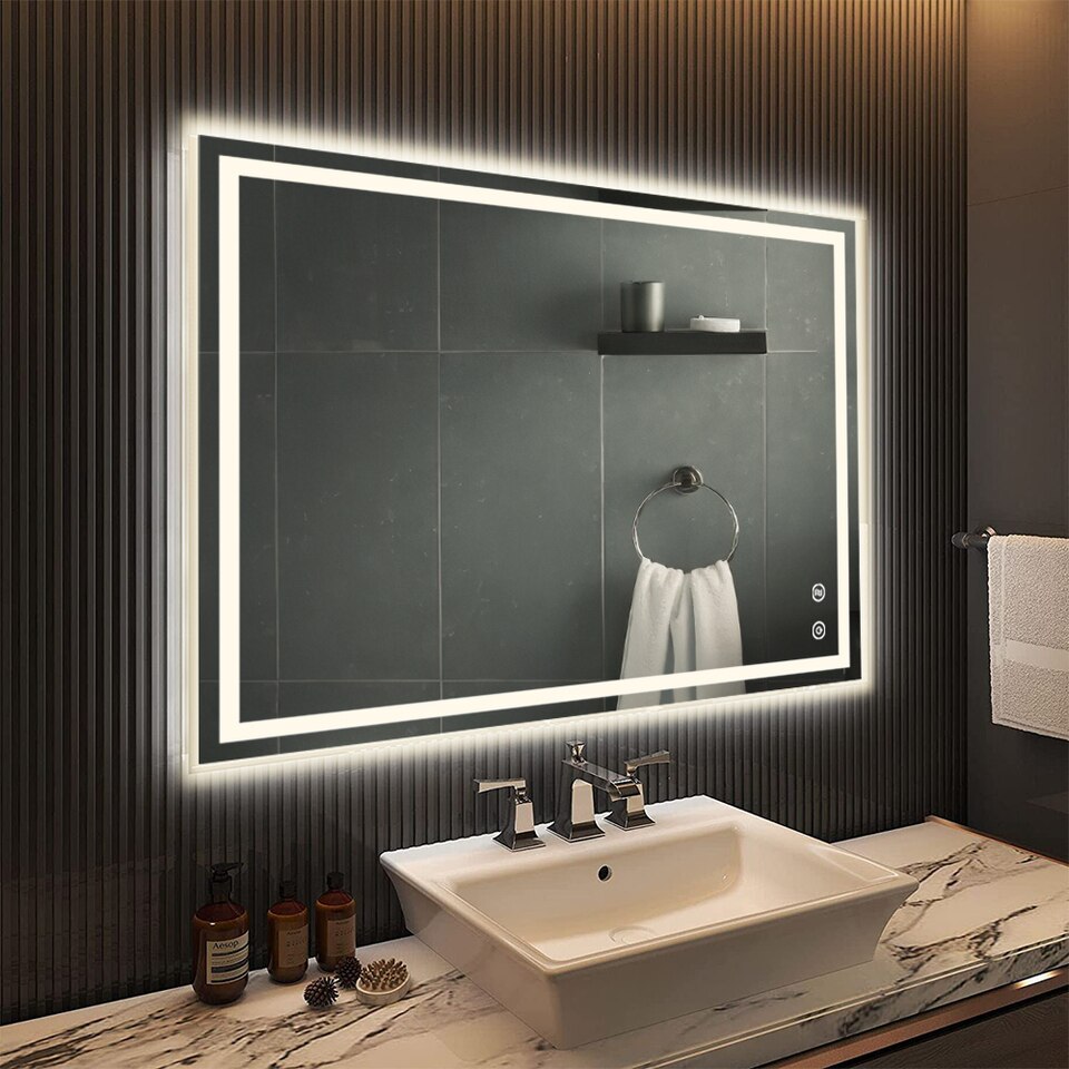 Depuley Vanity Mirror with Light 92x72cm Dimmable Touch LED Lighting - Image 5