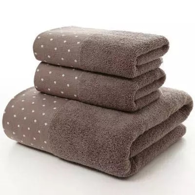 100% Cotton Towel Set Bathroom For Adults Face Hand Towels Terry Washcloth Travel Sport Towel - Image 4