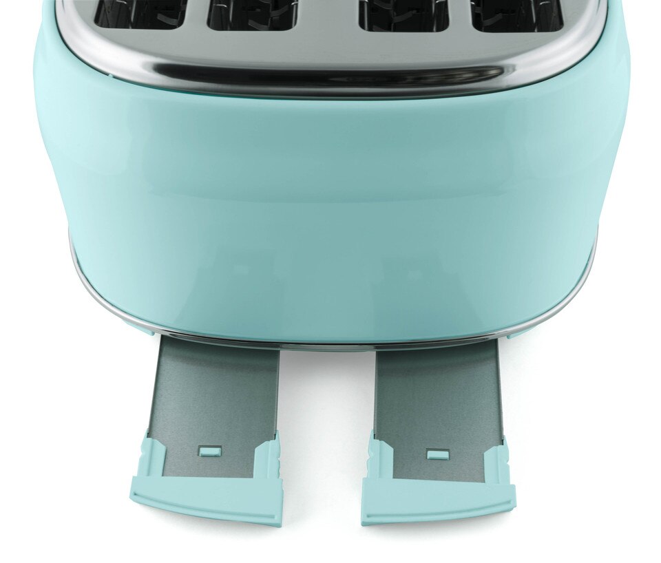 CLTOS4AQ Classic Retro 4-Slice Toaster, Aqua - Image 5