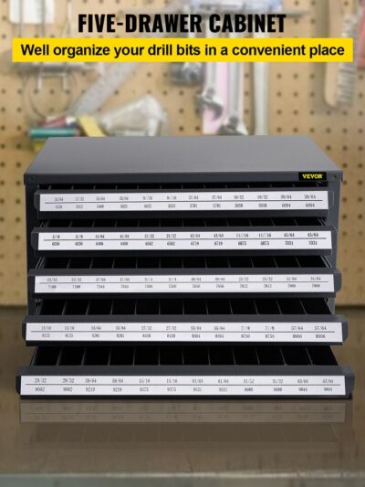 5-Drawer Steel Tool Box for Workshop and Car Repair