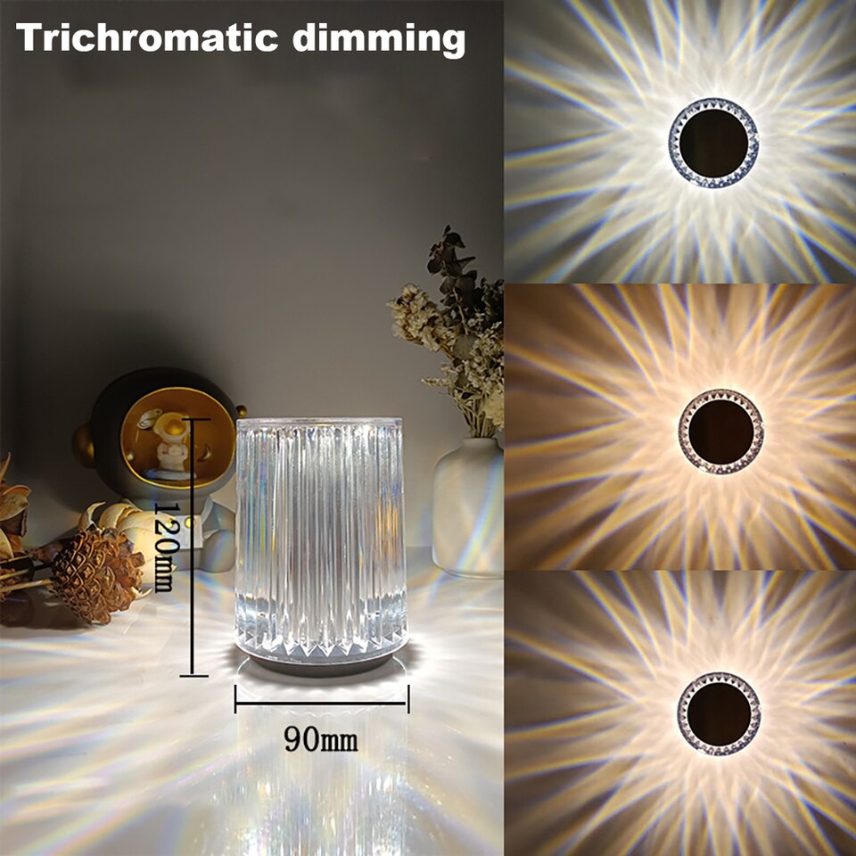 Acrylic table lamp RGB remote control color changing night light bar decoration led atmosphere light - Image 4
