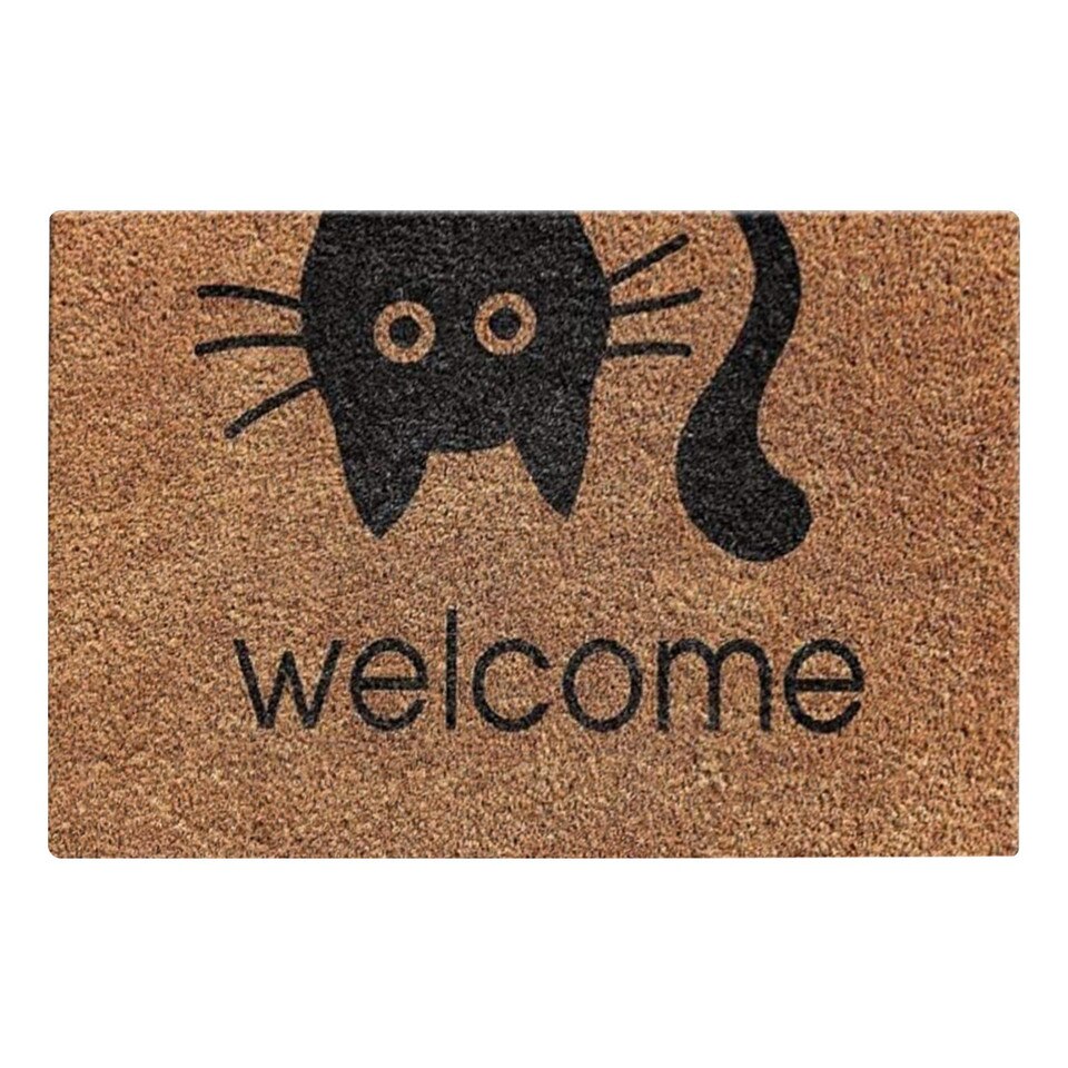 Lovely Welcome Doormat Entrance Mat Hallway Dog Cats Animal Print Anti-Slip - Image 6