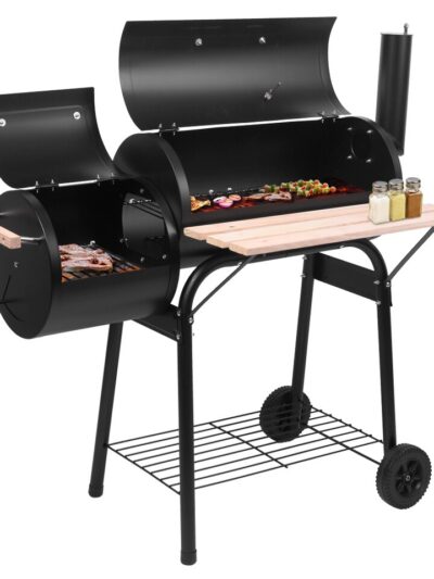 Outdoor Oil Drum Charcoal Grill