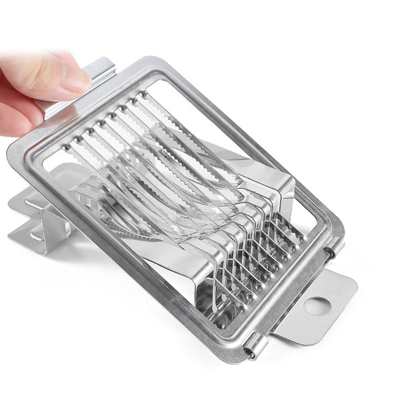 Stainless Steel Egg Cutter Multifunctional Fruit Slicer - Image 2