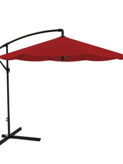 BOUSSAC 10' Cantilever Patio Umbrella with Base,