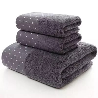 100% Cotton Towel Set Bathroom For Adults Face Hand Towels Terry Washcloth Travel Sport Towel - Image 2