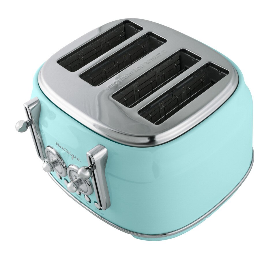 CLTOS4AQ Classic Retro 4-Slice Toaster, Aqua - Image 4