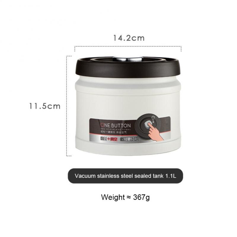 Stainless Steel Airtight Coffee Container Storage Canister Coffee Bean Jar - Image 3
