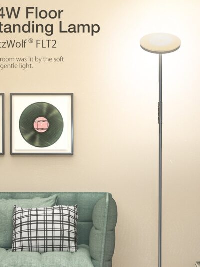 24W Modern LED Floor lamp Remote Control OR Touch