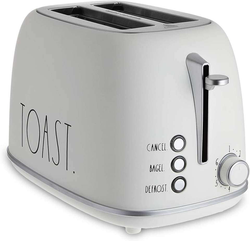 Stainless Steel Toaster with Removable Crumb Tray,