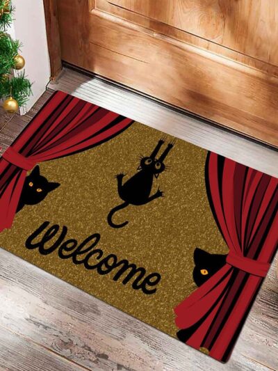 Cat Doormat Welcome Mats For Front Door Mat Non Slip Mats Indoor Decor Bathroom