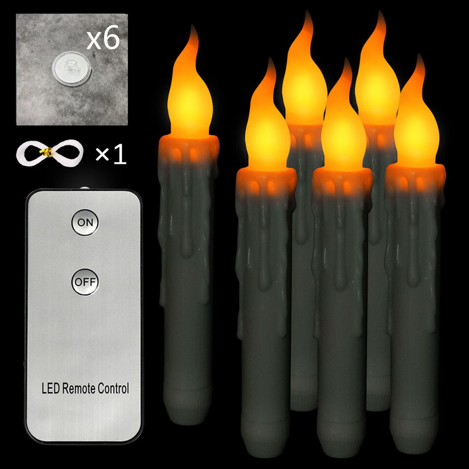 Floating LED Halloween Candles with Remote Control - Image 2