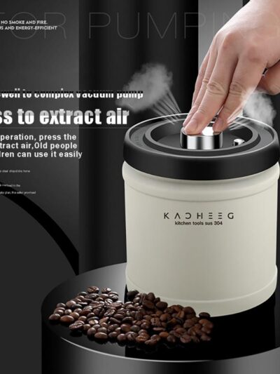 Stainless Steel Airtight Coffee Container Storage Canister Coffee Bean Jar