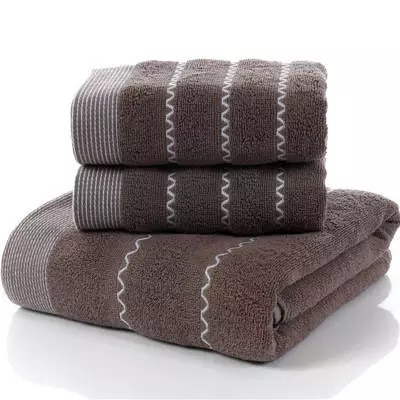 100% Cotton Towel Set Bathroom For Adults Face Hand Towels Terry Washcloth Travel Sport Towel - Image 17