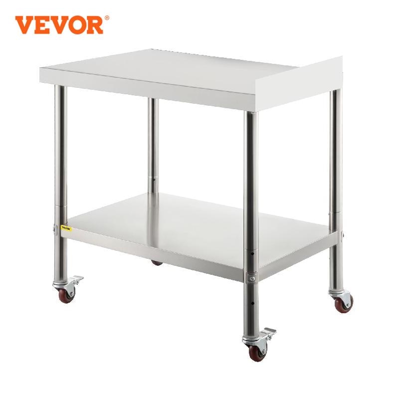 VEVOR Stainless Steel Work Prep Table