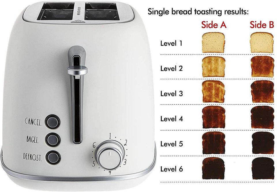 Stainless Steel Toaster with Removable Crumb Tray, - Image 6