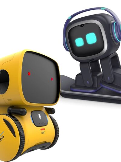 Emo Robot Smart Robots Dance Voice Command Sensor, Singing, Dancing, Repeating Robot Toy for kids