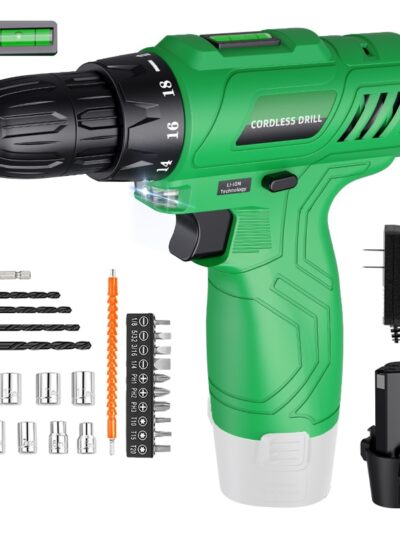 Cordless Drill with Leveling Bubble