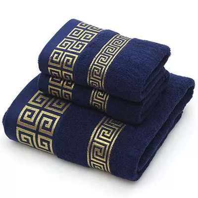 100% Cotton Towel Set Bathroom For Adults Face Hand Towels Terry Washcloth Travel Sport Towel - Image 12
